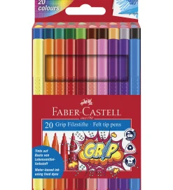 Tuscher - Grip - 20 stk - Multifarvet>Faber-Castell Discount