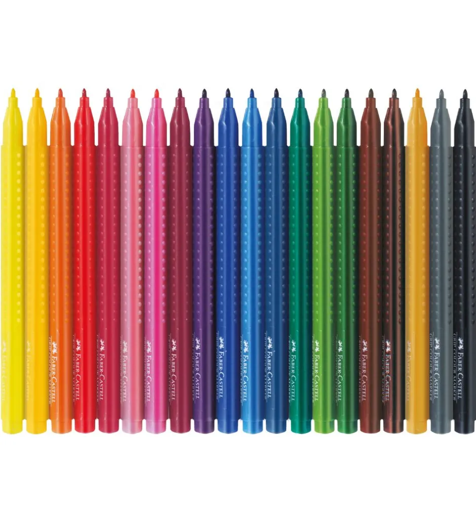 Tuscher - Grip - 20 stk - Multifarvet>Faber-Castell Discount