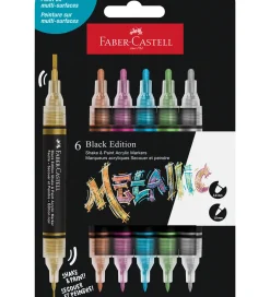 Tuscher - Shake & Paint Akryl - 6 Stk. - Metallic>Faber-Castell