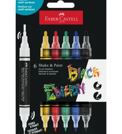Tuscher - Shake & Paint Akryl - 6 Stk. - Multi>Faber-Castell Outlet