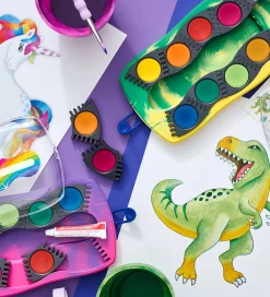 Vandfarve - Dinosaur - 12 Farver + Chinese White><noscript><img width=