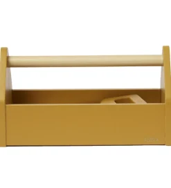 Værktøjskasse - Træ - Play - 4 Dele - Mustard/Birch Plywoo>Flexa Online