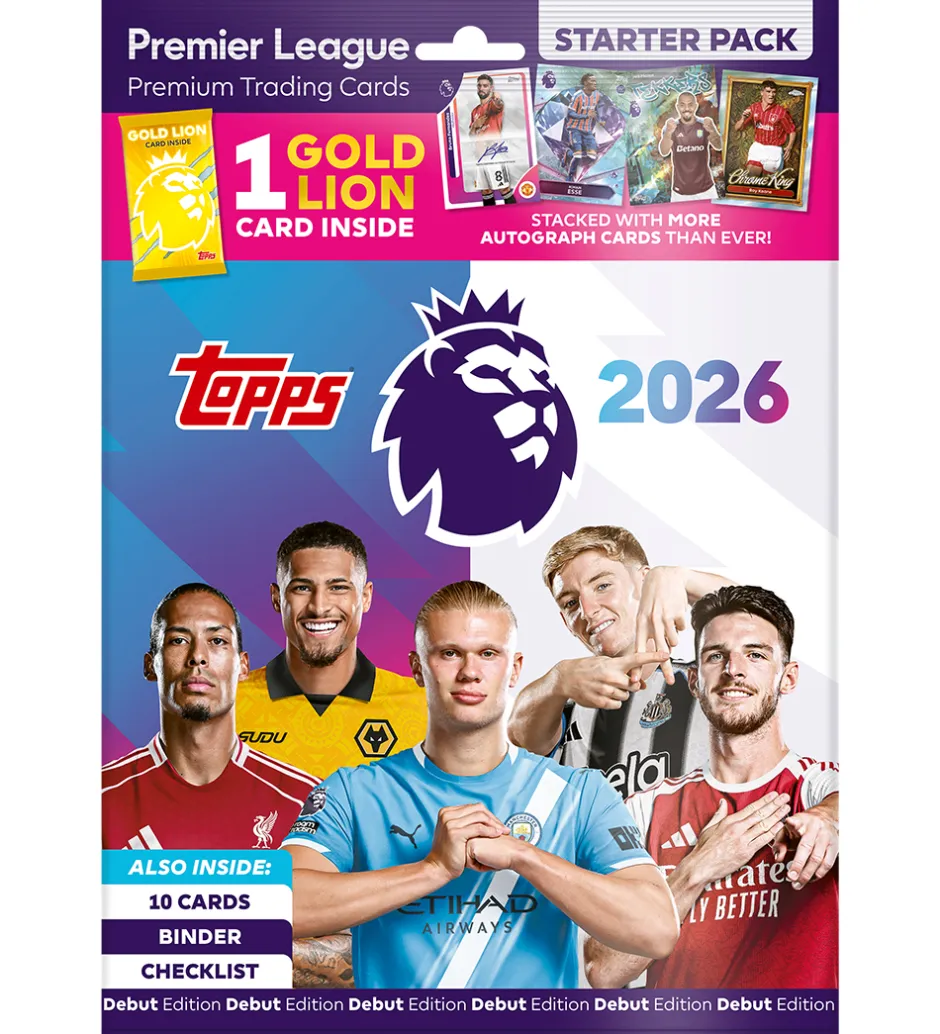 - Topps Premier League Starter Pack>Fodboldkort New