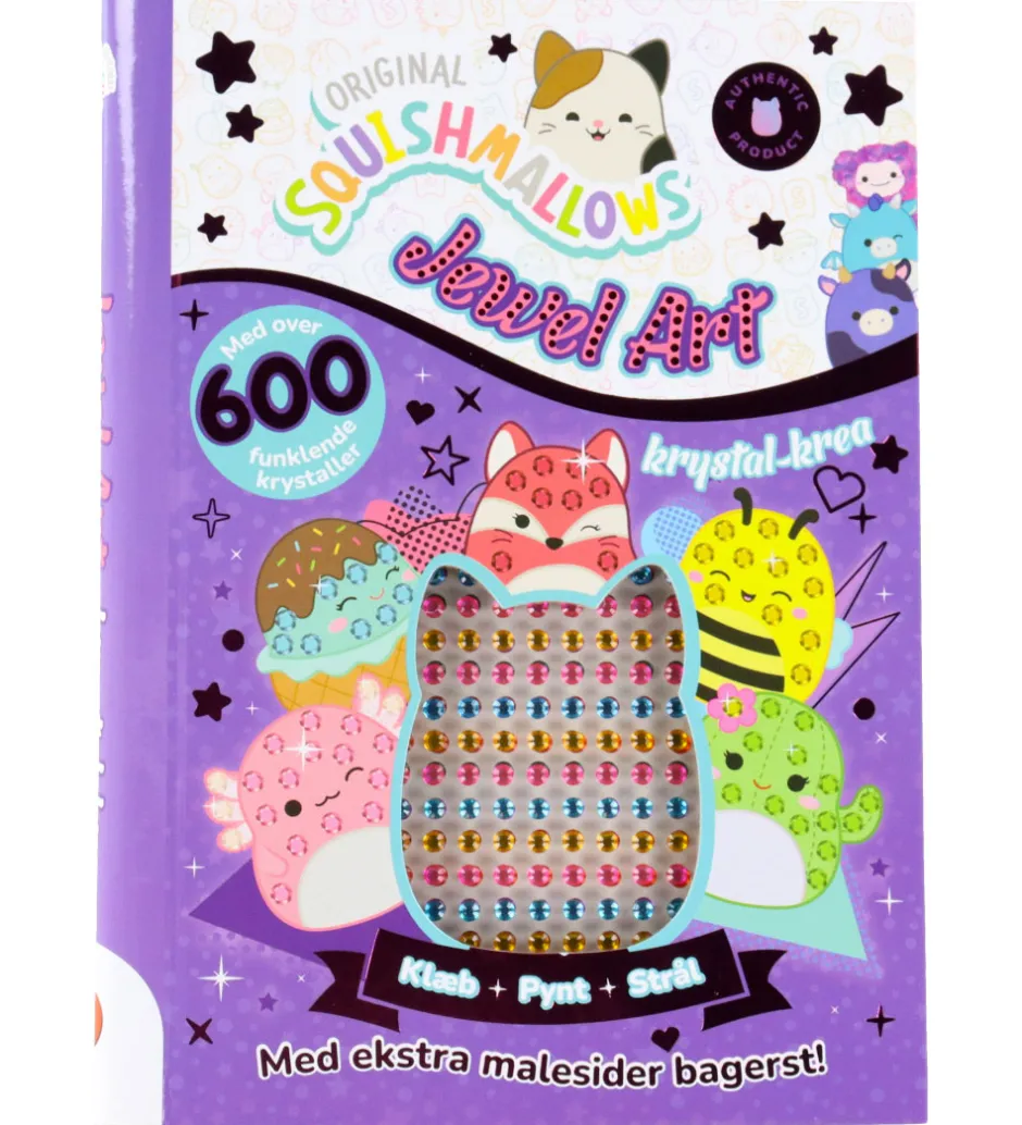 Aktivitetsbog - Squishmallows Jewel Art - DA>Forlaget Bolden New