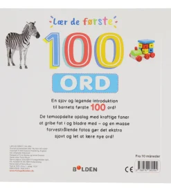 Billedbog - Lær de første 100 ord>Forlaget Bolden New