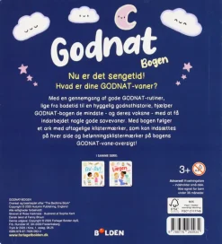 Billedbog - Godnat Bogen - 50+ Klistermærker>Forlaget Bolden Outlet