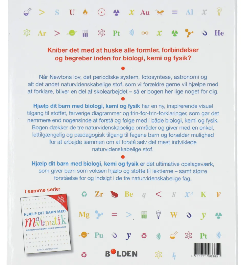 Bog - Hjælp Dit Barn med Biologi, Kemi Og Fysik>Forlaget Bolden Best