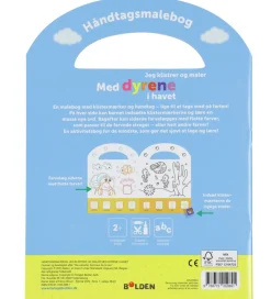 Håndtagsmalebog m. klistermærker - Med Dyrene i>Forlaget Bolden New