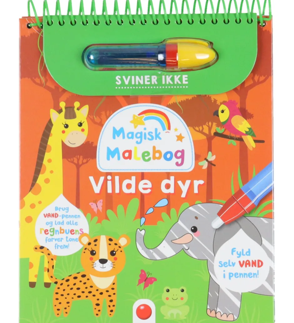 Magisk Malebog - Vilde Dyr>Forlaget Bolden Best