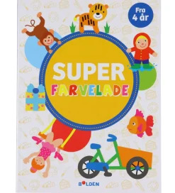 Malebog - Super Farvelade - Dansk>Forlaget Bolden Discount