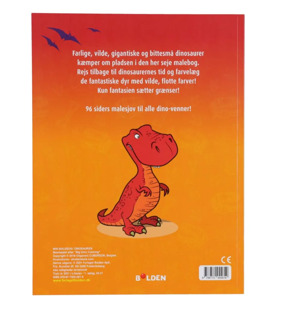 Malebog - Dinosaurer>Forlaget Bolden Outlet