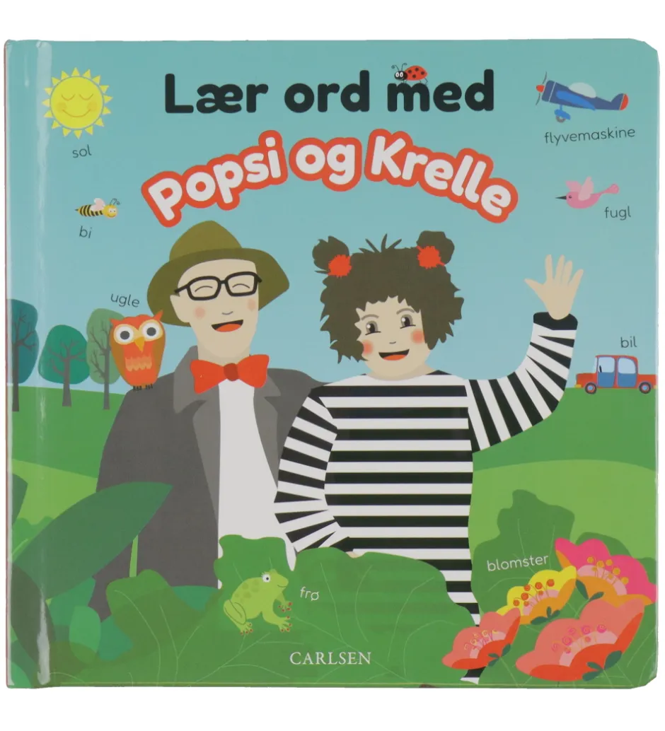 Billedbog - Lær Ord Med Popsi og Krelle - Dansk>Forlaget Carlsen Online