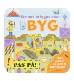 Billedbog m. Flapper - Kom Med På Byggepladsen>Forlaget Carlsen Best