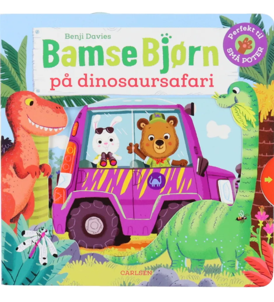 Bog - Bamse Bjørn på dinosaursafari>Forlaget Carlsen Outlet