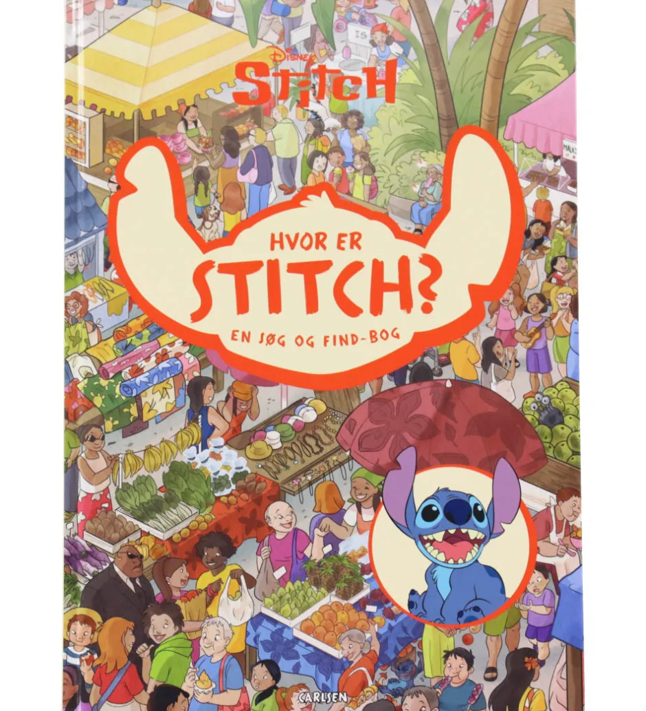 Bog - Hvor Er Stitch? En Søg Og Find-bog>Forlaget Carlsen