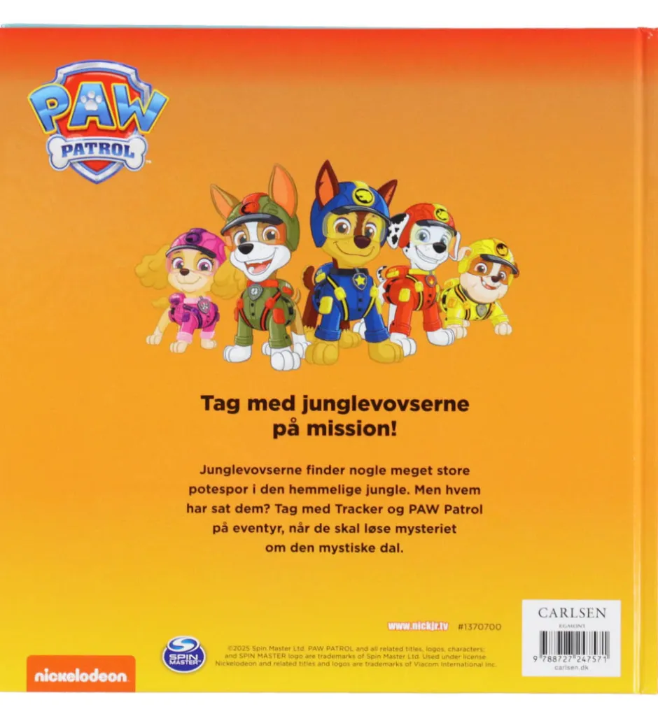 Bog - Junglevovserne - Paw Patrol>Forlaget Carlsen Best