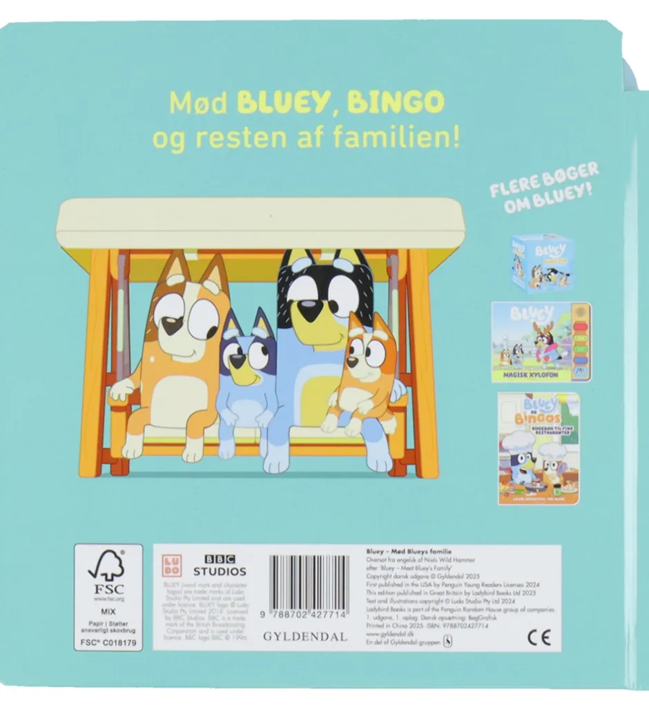 Bog - Bluey - Mød Blueys Familie>Forlaget Gyldendal Online