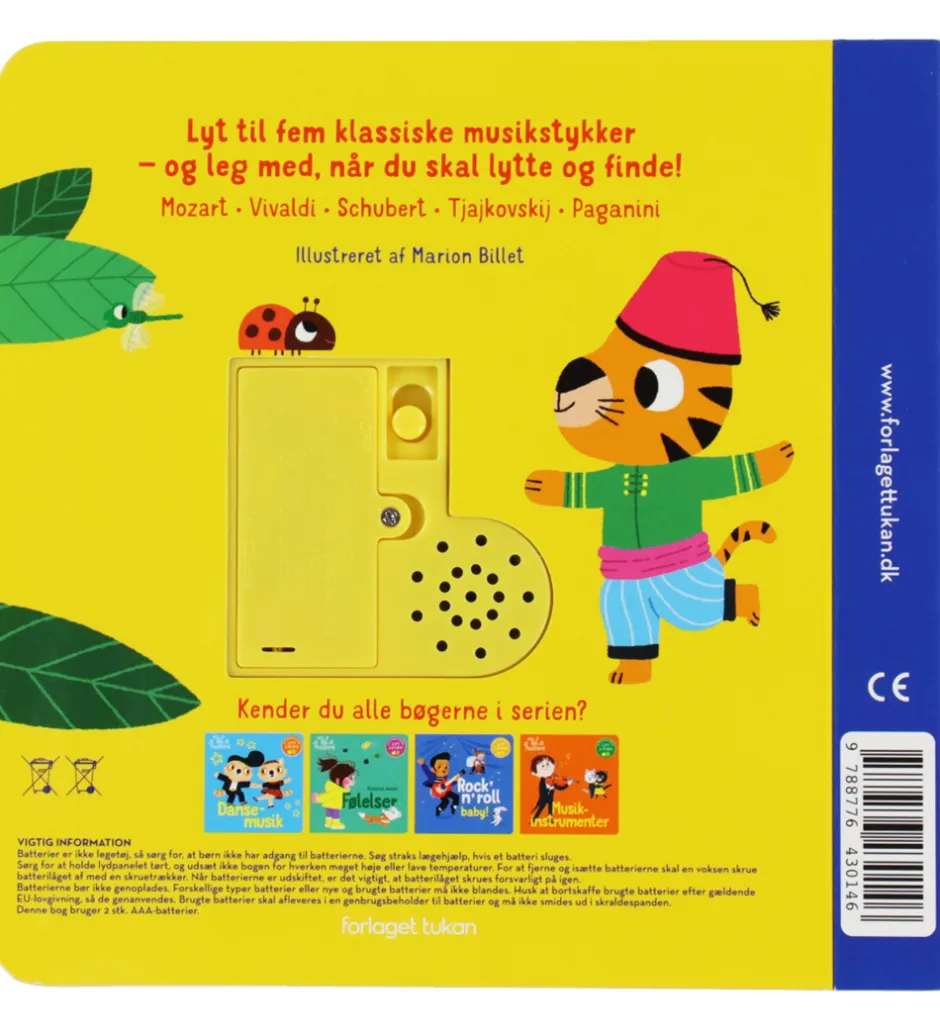 Bog m. Lyd - Min Lille Musikbog - Klassisk Musik>Forlaget Tukan Online
