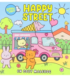 Malebog - Cozy Time - Sunny Vibes: Happy Street>Forlaget Tukan Sale