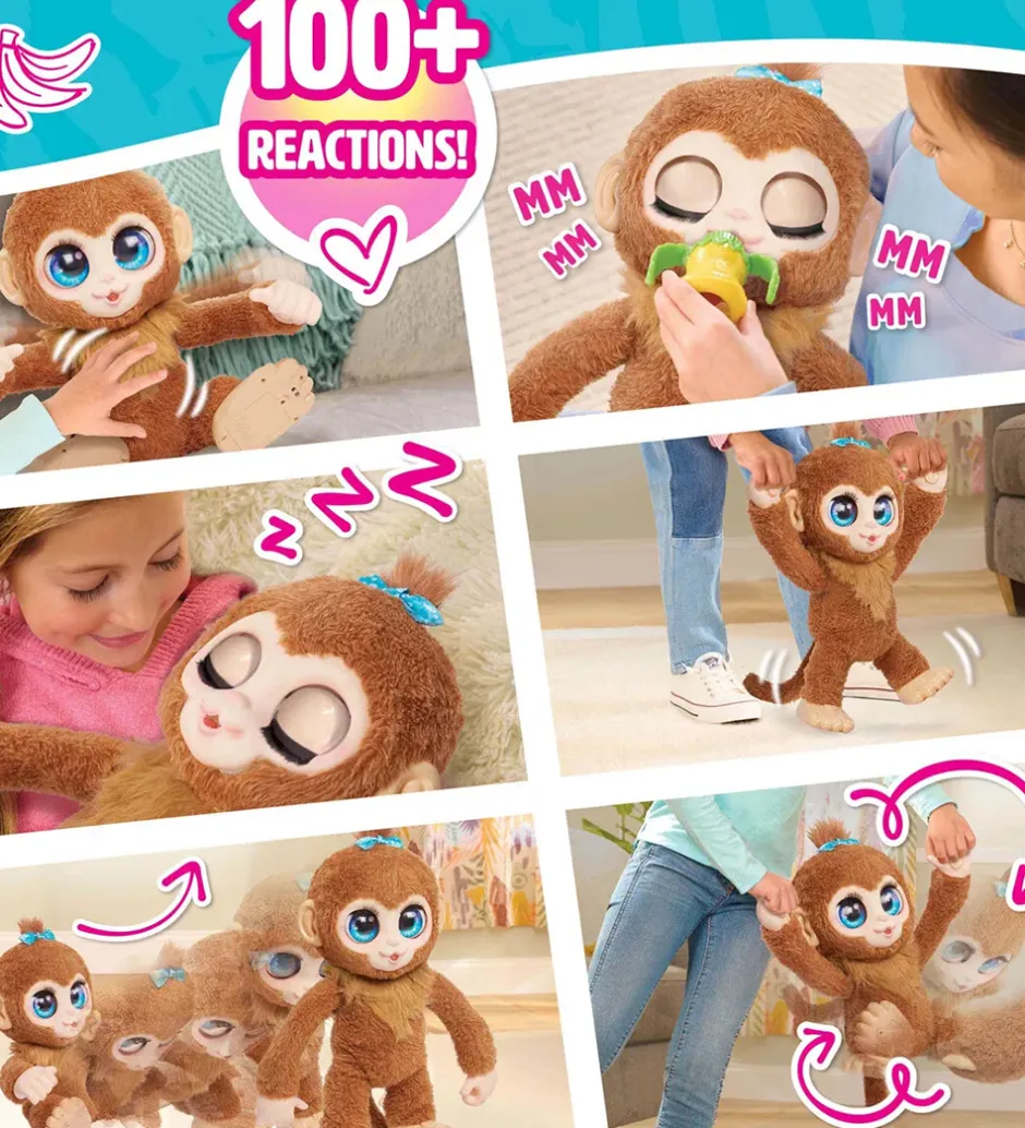 Interaktiv Abe - Peanut The Playful Monkey - 40 cm>FurReal