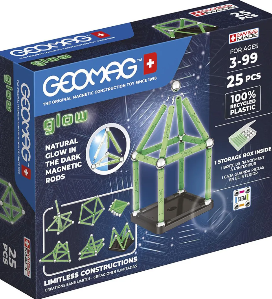 Magnetsæt - Glow Recycled - 25 Dele>Geomag Outlet