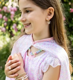 Udklædning - Pink Sequins Twirl Cape><noscript><img width=