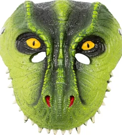 Udklædning - T-Rex Dino Maske - Grøn>Great Pretenders Discount