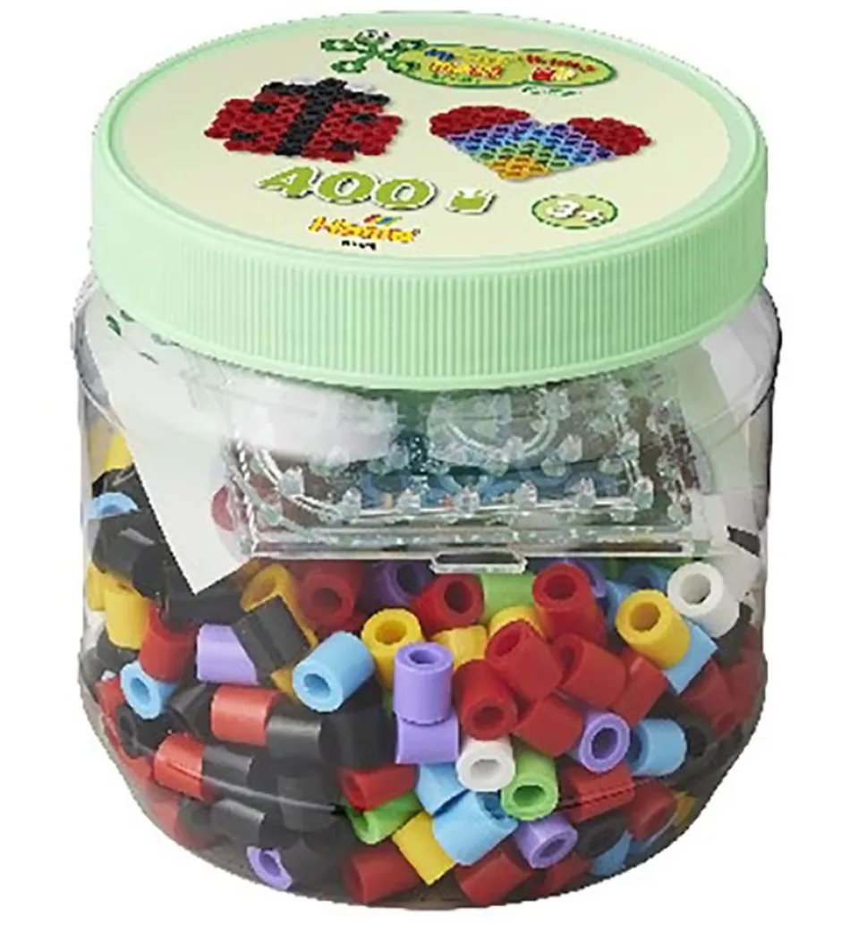 Maxi Perler - 400 Perler stk. - Firkant & Hjerte>Hama Outlet