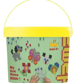 Maxi Perler - 3000 stk. + 4 plader - Multifarvet>Hama Discount