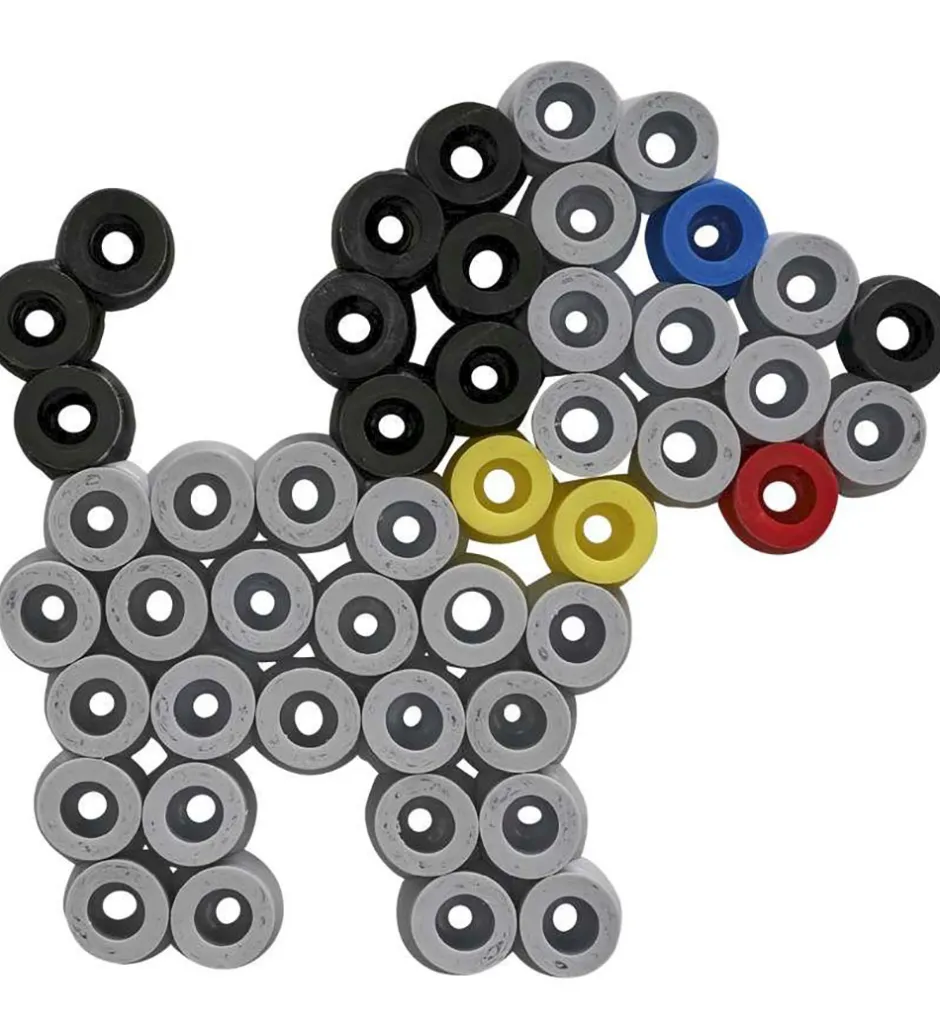 Maxi Perler - 3000 stk. + 4 plader - Multifarvet>Hama Discount