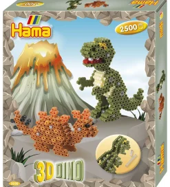 Midi Gaveæske - 2500 stk - 3D Dino>Hama