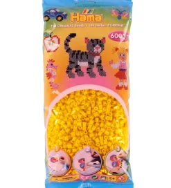Midi Perler - 6000 stk - Gul>Hama Online