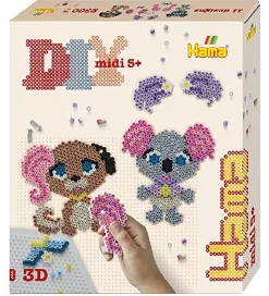 Midi Perlesæt - 2500 stk. - Dyresalon>Hama