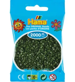 Mini Perler - 2000 stk. - Skovgrøn>Hama