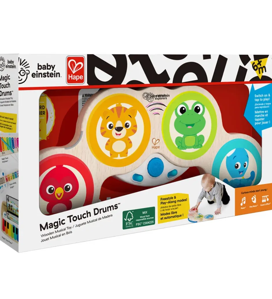 Baby Einstein Aktivitetslegetøj - Magic Touch Drums>Hape Clearance