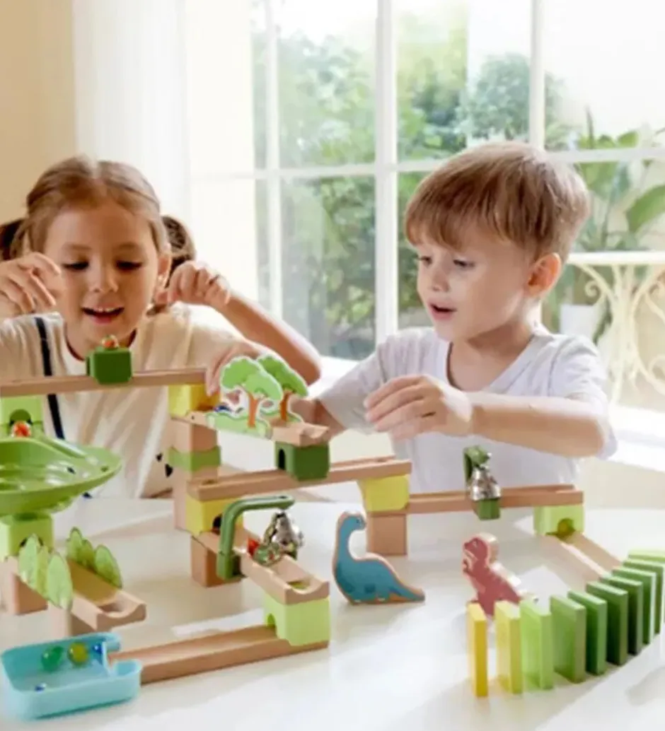 Kuglebane - Dino Adventure Marble Run - 131 Dele>Hape Discount