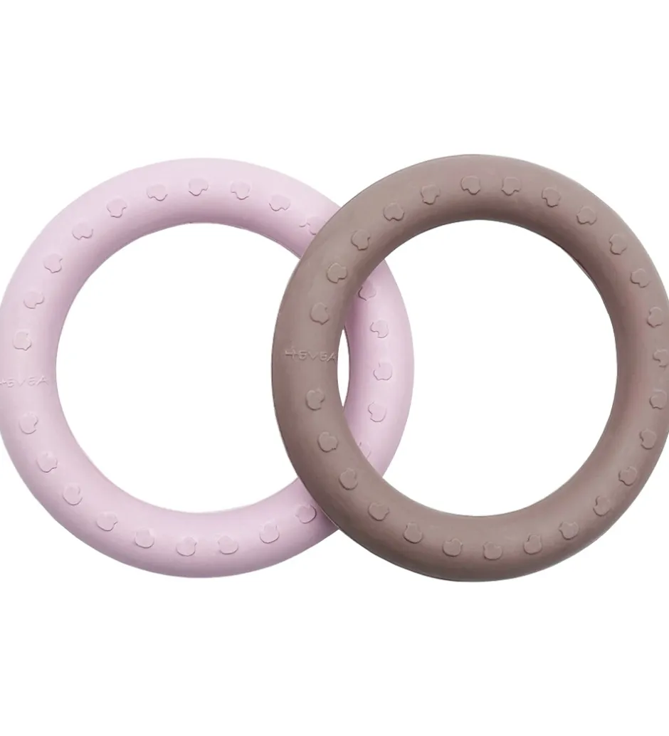 Bideringe - 2-pak - Powder Pink & Tan Beige>Hevea