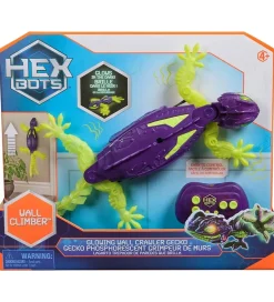 Vægkravlende Gekko - Fjernstyret - Glow In The Dark>Hex Bots