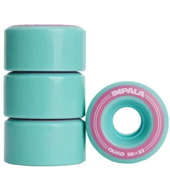 Hjul - 4-pak - 58 mm - Aqua>Impala Outlet