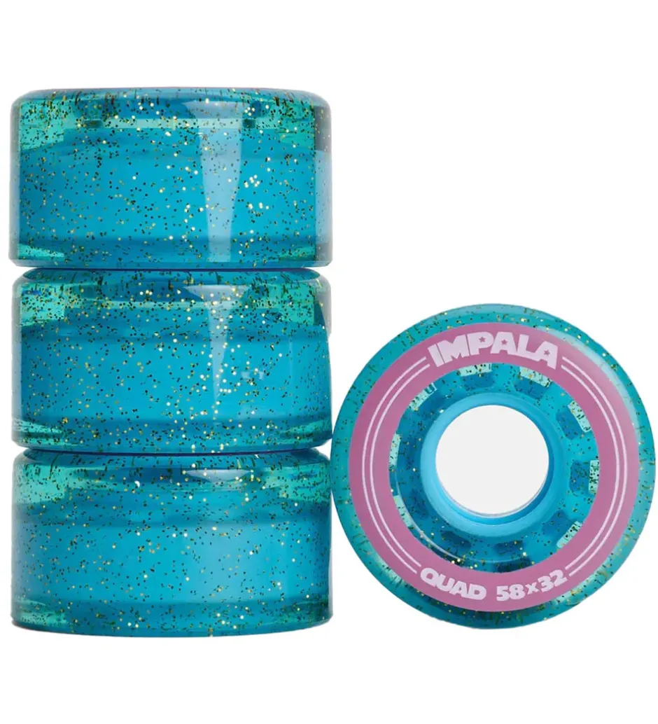 Hjul - 4-pak - 58 mm - Holographic Glitter>Impala Outlet