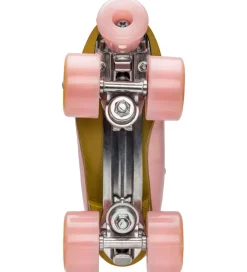 Rulleskøjter - Quad Skate - Rosa/Gul><noscript><img width=