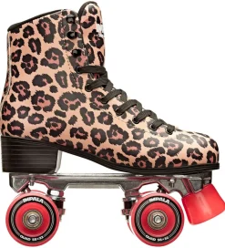 Rulleskøjter - Quad Skate - Brun Leopard><noscript><img width=