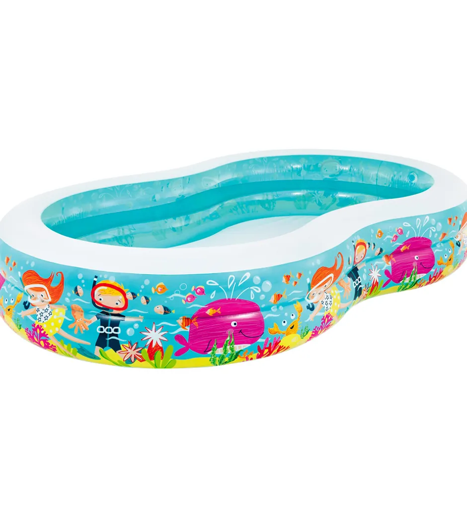 Badebassin - Snorkel Fun Swim Center Pool - 262x160x46 - 7>Intex