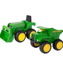 Arbejdsbiler - Mini Sandbox Tractor & Dump Truck Set>John Deere Hot