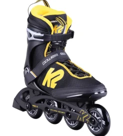 Rulleskøjter - Power 80 - Sort/Gul - Inliner>K2 Hot