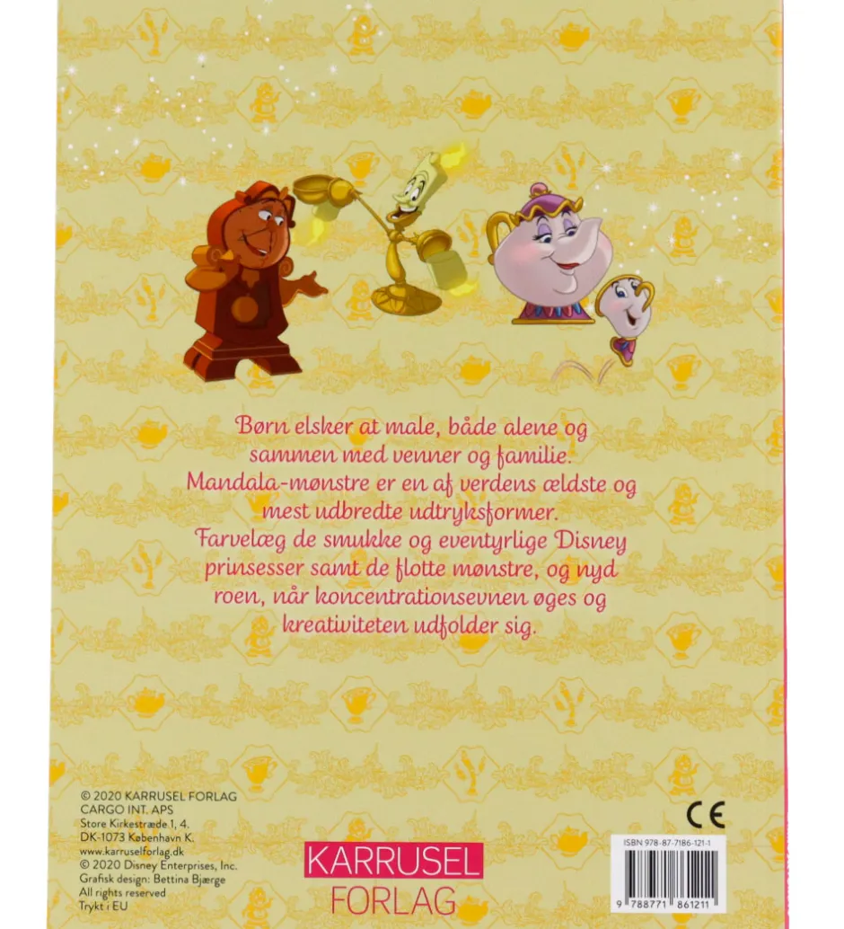 Malebog - Mandalas - Disney Prinsesser>Karrusel Forlag Clearance
