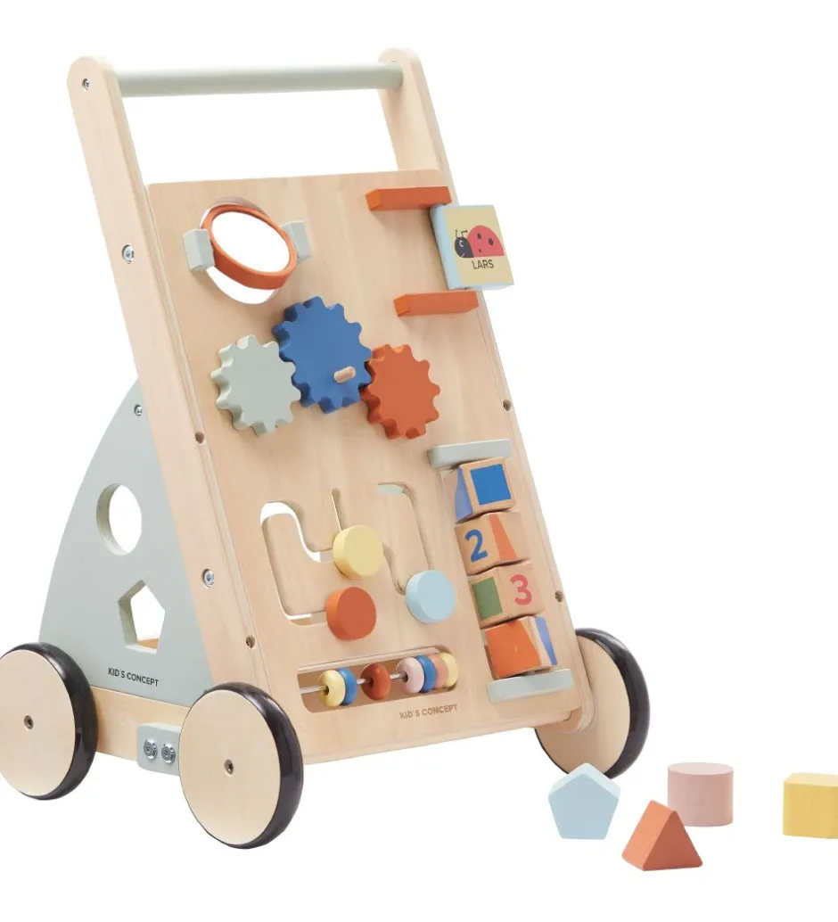 Gåvogn - Edvin - Træ/Blå>Kids Concept Clearance