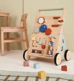 Gåvogn - Edvin - Træ/Blå>Kids Concept Clearance