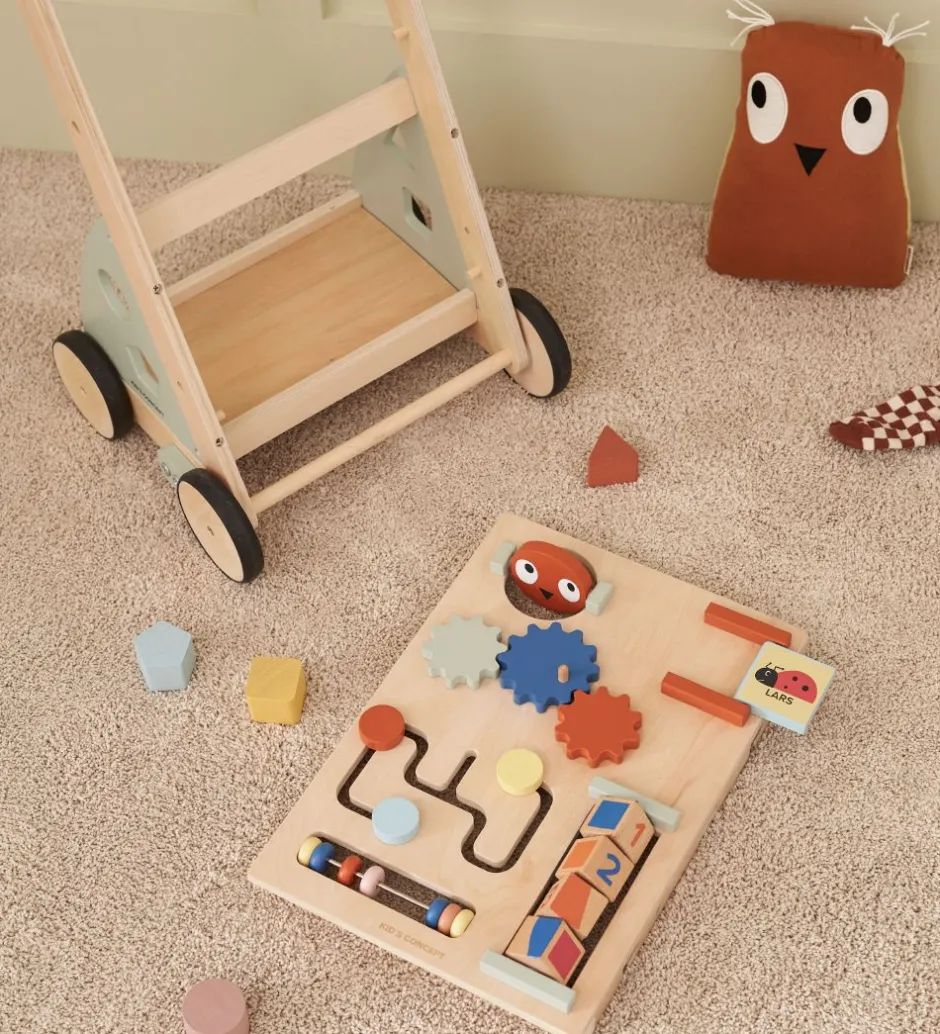 Gåvogn - Edvin - Træ/Blå>Kids Concept Clearance