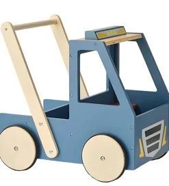 Gåvogn - Træ - Lastbil - Aiden - Blå>Kids Concept Discount